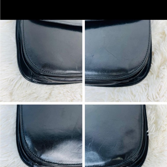 Black Prada shoulder bag with Acrylic Chain Strap - Picture 7 of 14